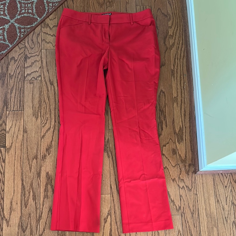 Express Fiery Red Pants